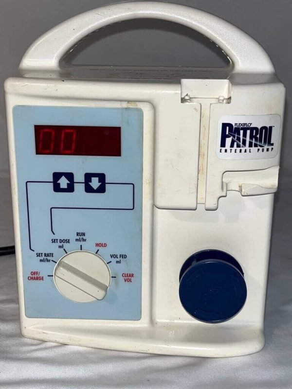 Ross Abbott Patrol Enteral Flexiflo Tube Feeding Portable Pump w/ IV Pole Clamp - Image 3