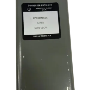 Condenser Products CPOC6M6ESX High Voltage Capacitor