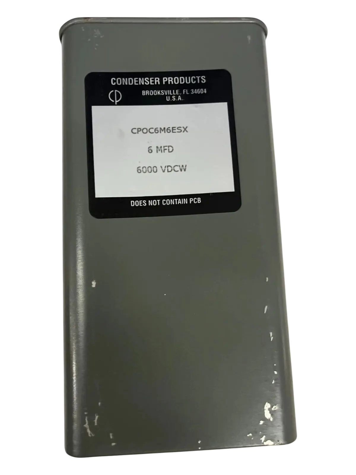 Condenser Products CPOC6M6ESX High Voltage Capacitor