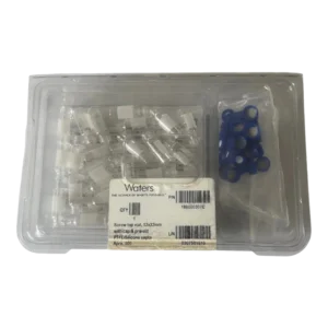 Waters 186000307C 2mL Clear Glass Screw Top HPLC Vials 100pk