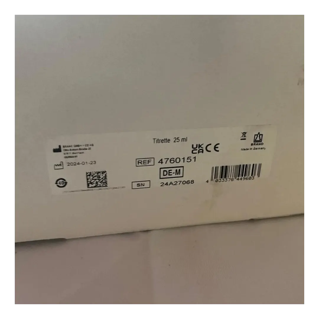 Brand Titrette 25ml Digital Bottle-Top Burette 4760151 - Image 4
