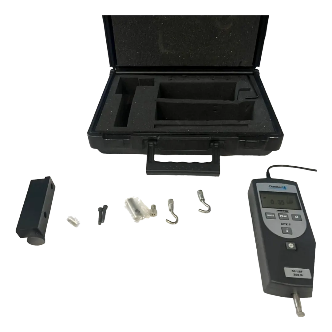 Chatillon Ametek DFX II Digital Force Gauge 50 lbf 250 N with Carrying Case