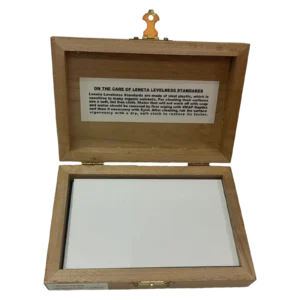 Gardco Leneta Levelness Standard Test Cards with Wooden Storage Box