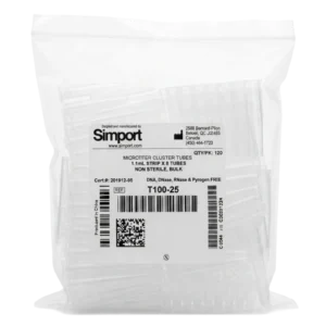 Simport T100-25 Microtiter Cluster Tubes 1.1mL Strips