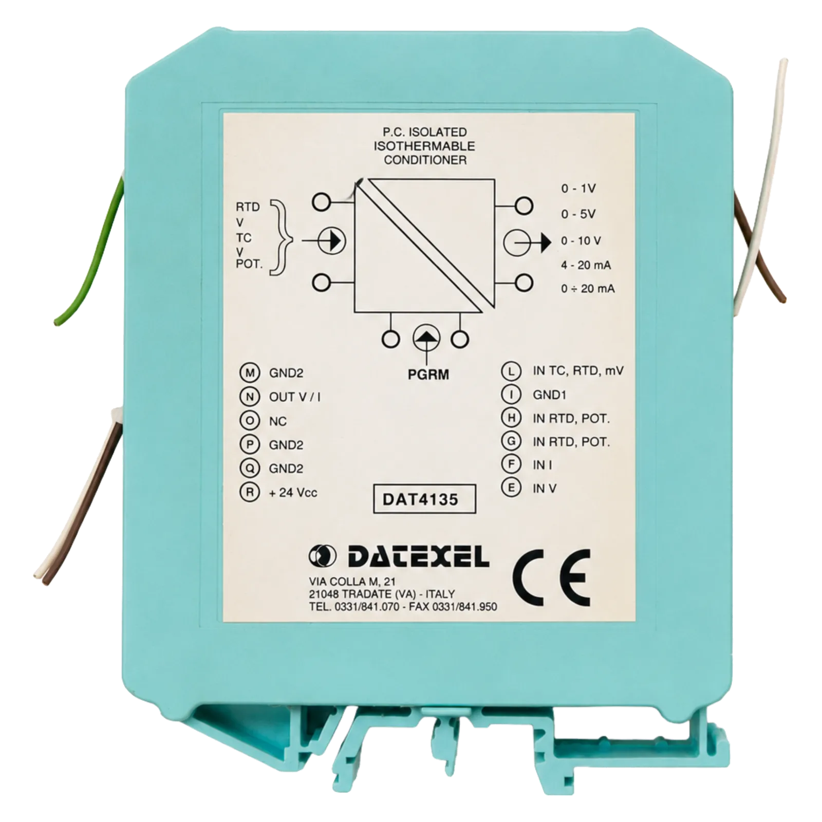 Datexel DAT4135 Isolated Signal Conditioner Temperature Transmitter