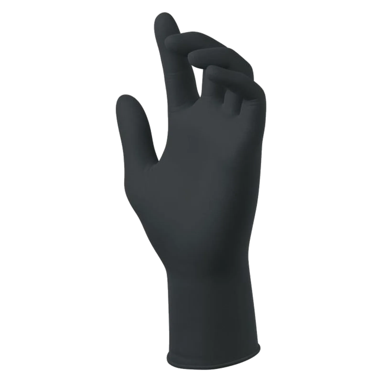 SW MegaMan N260884 Black Nitrile Exam Gloves Large 500 Count